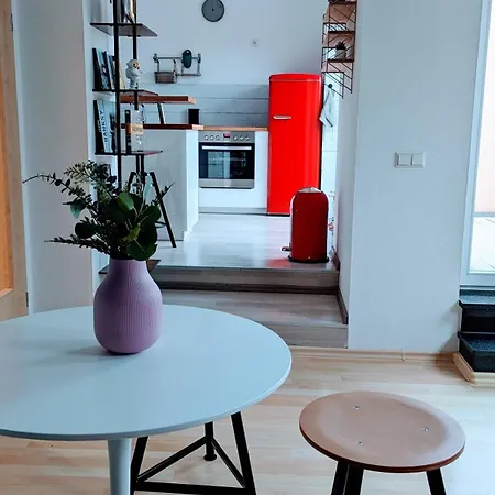 Rooftop Art Apartment, E-Roller,Ausblick,Wlan,Tv Chemnitz Exterior foto