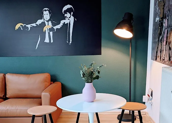 Rooftop Art Apartment, E-Roller,Ausblick,Wlan,Tv